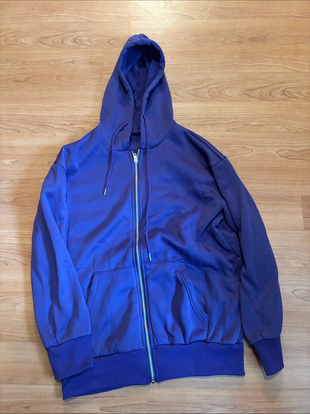 Men's Zip-Up Hoodie Jacket - purple